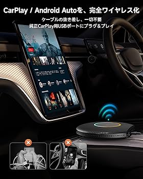 Amazon.co.jp: 【純正CarPlayをワイヤレス化】CB6 AIボックス